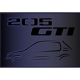 Silhouette 205 GTI